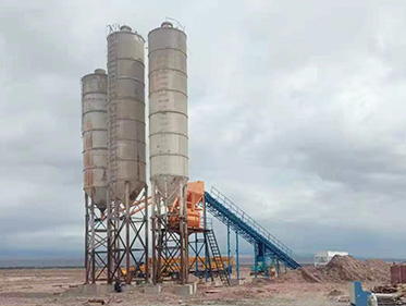 Установка большого бетонного завода в России
